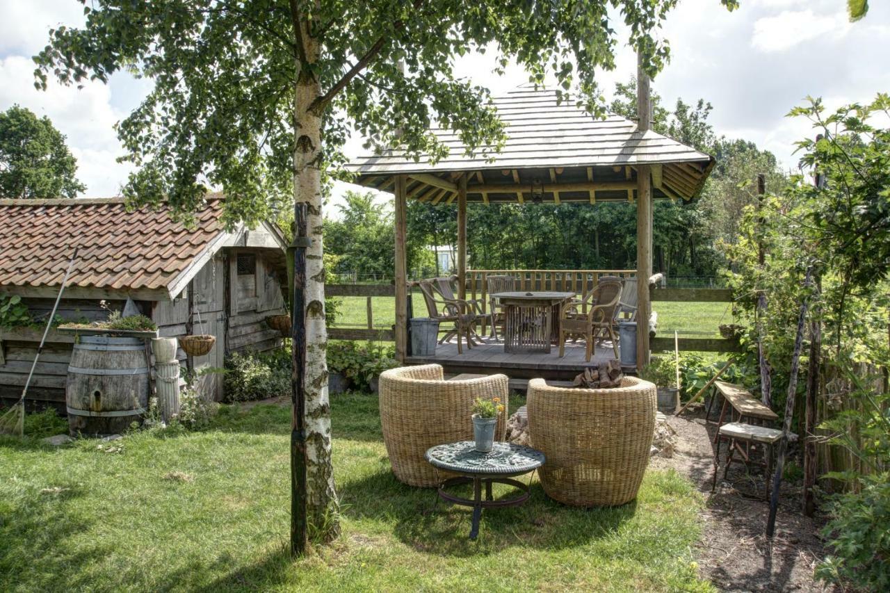 Boeren Biezen Bed Landelijk Villa Bagian luar foto